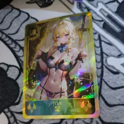 Jean Genshin Impact UR Goddess Story Anime Waifu Card Girl Foil - Image 1