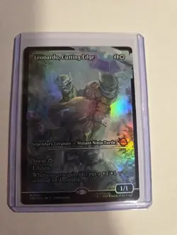 Leonardo, Cutting Edge NM Foil #281 - MTG TMNT - Image 1