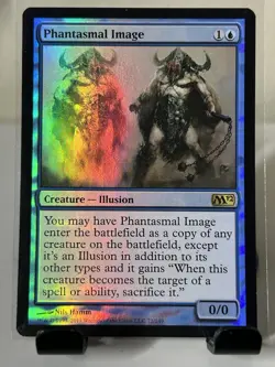Magic The Gathering Phantasmal Image Core Set 2012 (M12) Foil Single Mint Blue - Image 1