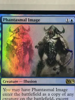 Magic The Gathering Phantasmal Image Core Set 2012 (M12) Foil Single Mint Blue - Image 4