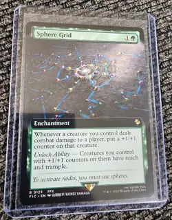 MTG Sphere Grid Extended Art Commander: Final Fantasy Non Foil 123 Near Mint - Image 1