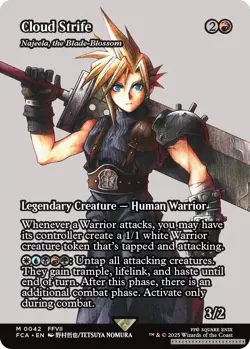 Cloud Strife - Najeela, the Blade-Blossom (Showcase) [FCA - 42] - NM [Normal]... - Image 1