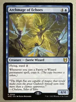 MTG / Archmage of Echoes / WOC / #9 / Regular / Rare / NM - Image 1