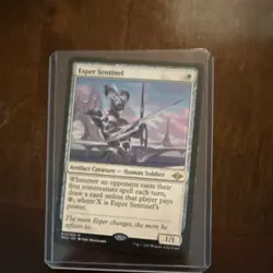 Wizards of the Coast Esper Sentinel Rare White Artifact Modern Horizons 2 Regul… - Image 1