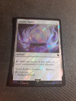 Arcane Signet (0332) (Surge Foil) C MTG FF Collector Commander 332 NM - Image 1