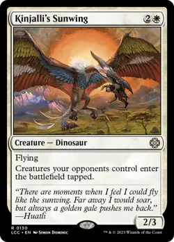 MTG Kinjalli's Sunwing [The Lost Caverns of Ixalan Commander] Near Mint Magic - Image 1