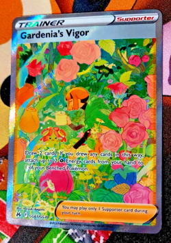 Gardenia's Vigor GG61/GG70 Crown Zenith Galarian Gallery Pokemon Card LP - Image 1