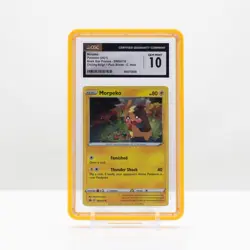 Pokemon Morpeko Cosmos Holo #SWSH116 Chilling Reign 2021 - CGC 10 - POP 9! - Image 1