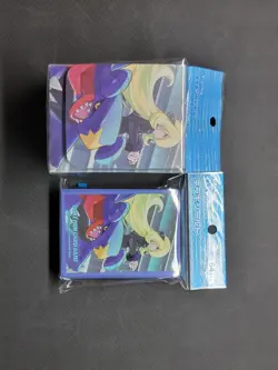 Pokemon TCG: Card Sleeves and deck box Cynthia & Garchomp - Image 1