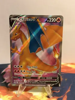 Charizard V SWSH050 SWSH: Sword & Shield Promo Cards Pokemon Card | NM - Image 1
