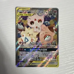Pokemon Togepi Cleffa Igglybuff GX TAG TEAM Ultra Rare Holo 143A/236 Alt Art - Image 1