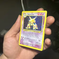 Pokemon TCG Alakazam Base Set 1/102 Holo Unlimited Holo Rare - Image 4