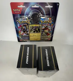 Pokemon TCG Phantasmal Flames Booster Bundle x2 + Mega Evolution Blister Sealed - Image 4