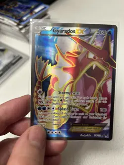 Pokemon Gyarados EX TCG Full Art Holo Ultra Rare Card 114/122 XY-Breakpoint - Image 1