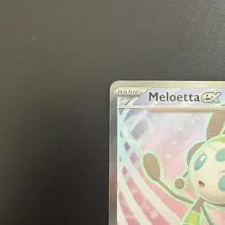 Pokemon Card Meloetta Ex 159/086 Black Bolt Full Art Ultra Rare NM - Image 2