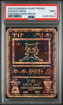 2000 POKEMON GAME MOVIE POKEMON 2000 MOVIE ANCIENT MEW PSA 9 - Image 1