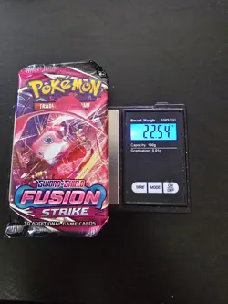 Heavy! 22.54 Gram Pokemon Fusion Strike Booster Pack Sealed - Image 1