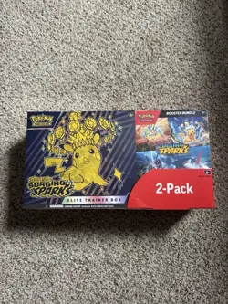 Pokemon Surging Sparks 2 Pack Booster Trainer Box and Booster Bundle - Image 1