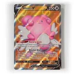 Pokemon - Blissey V - 182/198 - SWSH Chilling Reign - Full Art Card - Image 1