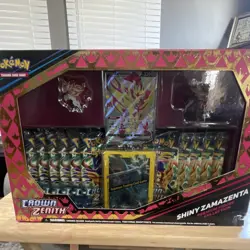 Pokemon Crown Zenith Shiny Zamazenta Box Sealed English 290-85163 - Image 1