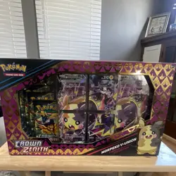 Pokemon Crown Zenith Morpeko V-Union Playmat Collection Box Sealed English 290-… - Image 1