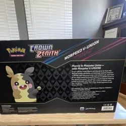 Pokemon Crown Zenith Morpeko V-Union Playmat Collection Box Sealed English 290-… - Image 3