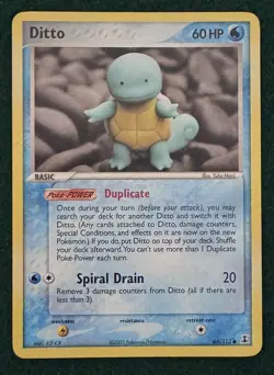 Pokemon TCG Ditto EX Delta Species Card 64/113 Regular Common NM - Image 1