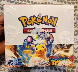 Pokemon TCG Scarlet & Violet Surging Sparks Booster Box Pikachu English - Image 1