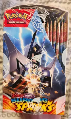 Pokemon TCG Scarlet & Violet Surging Sparks Booster Box Pikachu English - Image 4