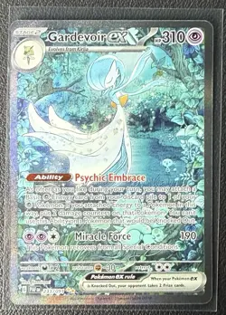 Pokemon Paldean Fates Collection Gardevoir ex 233/091 SIR - Image 1