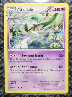 Pokemon TCG Gallade Holo Rare 61/135 Plasma Storm - LP - Image 1