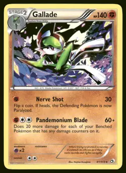 Pokemon Gallade Legendary Treasures #81/113 - Image 1
