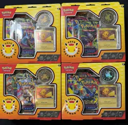 Pokemon TCG Pokemon Day 2026 Collection Box All 4 Unique Pack Art Collection - Image 1