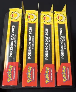Pokemon TCG Pokemon Day 2026 Collection Box All 4 Unique Pack Art Collection - Image 5