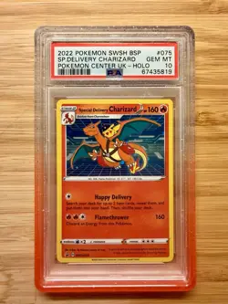 Pokemon Special Delivery Charizard SWSH075 Sword & Shield Promo Holo PSA 10 2022 - Image 1