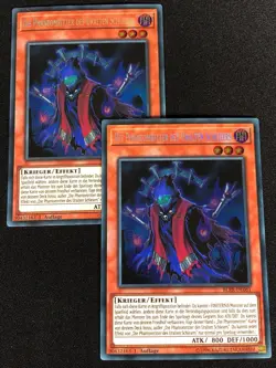 Yugioh The Phantom Knights of Ancient Cloak BLRR-DE061 1st Secret x2 (NM) German - Image 1