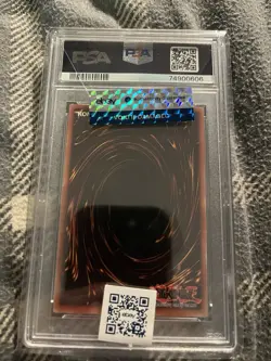 2002 Yu-Gi-Oh! Jinzo Reverse Foil Error Misprint PSV Pharaoh's Servant PSA 10 - Image 3
