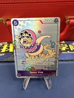 OP10-067 Senor Pink : Rare Alternative Art English One Piece TCG Card : OP10-067 - Image 1