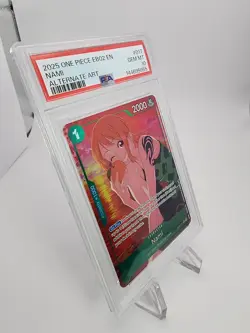 2025 One Piece Anime 25th Collection Nami Alternate Art #EB02-017 PSA 10 - Image 2