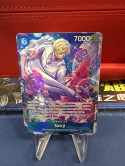Sanji One Piece TCG OP11-051 SR Alternative Art Super Rare a Fist of Divine - Image 1