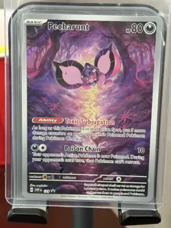 Pokemon TCG Card Pecharunt SVP 129 Promo Shrouded Fable ETB Promo NM - Image 1