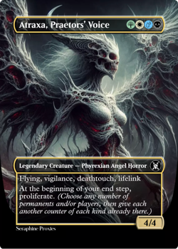 Atraxa, Praetors' Voice - High Quality Altered Art Custom Cards - Image 1