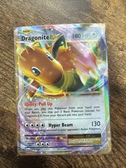 Pokemon TCG Dragonite EX XY Evolutions Card 72/108 NM Condition - Image 1
