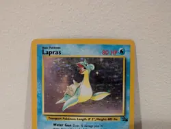 Lapras 10/62 – Base Set – Holo – Vintage Pokemon Card Heavy Play - Image 2