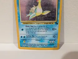 Lapras 10/62 – Base Set – Holo – Vintage Pokemon Card Heavy Play - Image 3
