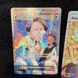 Pokemon Fossil Researcher & Pokemon Breeder Holo Lot 2 Cards XY Shining Legends - Image 3