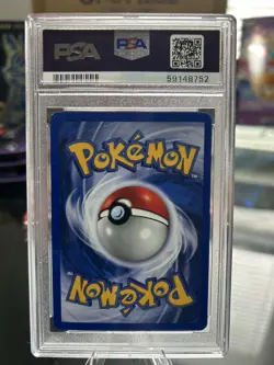 Pokemon Gym Heroes Misty's Seadra Holo Prerelease PSA 8 9/132 2000 TCG Card - Image 2