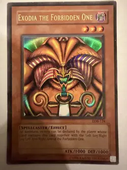Exodia The Forbidden One - 5 Card Set - Ultra Rare - LOB Set - SEE DESCRIPTION - Image 5