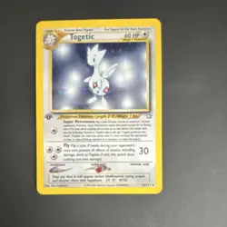 Pokemon TCG Togetic 16/111 Neo Genesis Holo Rare 1st Edition Card English - Image 1