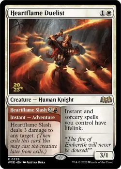 Heartflame Duelist // Heartflame Slash [Wilds of Eldraine Prerelease Promos] - Image 2